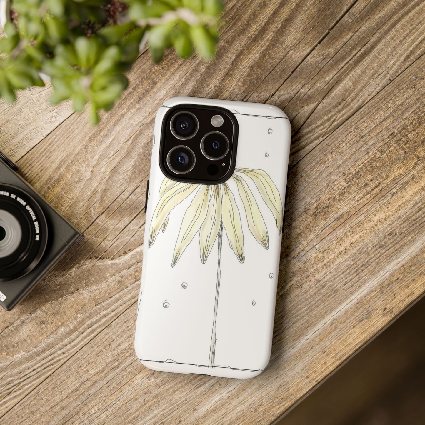 Flower Phone Case with Delicate Design, Tough Phone Cover, Nature Lover Gift, Floral Tech Accessory, Stylish Phone Protection