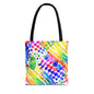 Colorful Abstract Tote Bag, Beach Bag, Shopping Bag, Summer Accessory