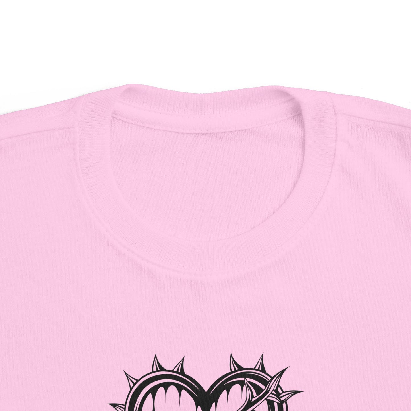 Toddler's Heart & Thorn Tee, Cute Kids T-Shirt, Children's Graphic Shirt, Gift for Toddlers, Cool Summer Outfit
