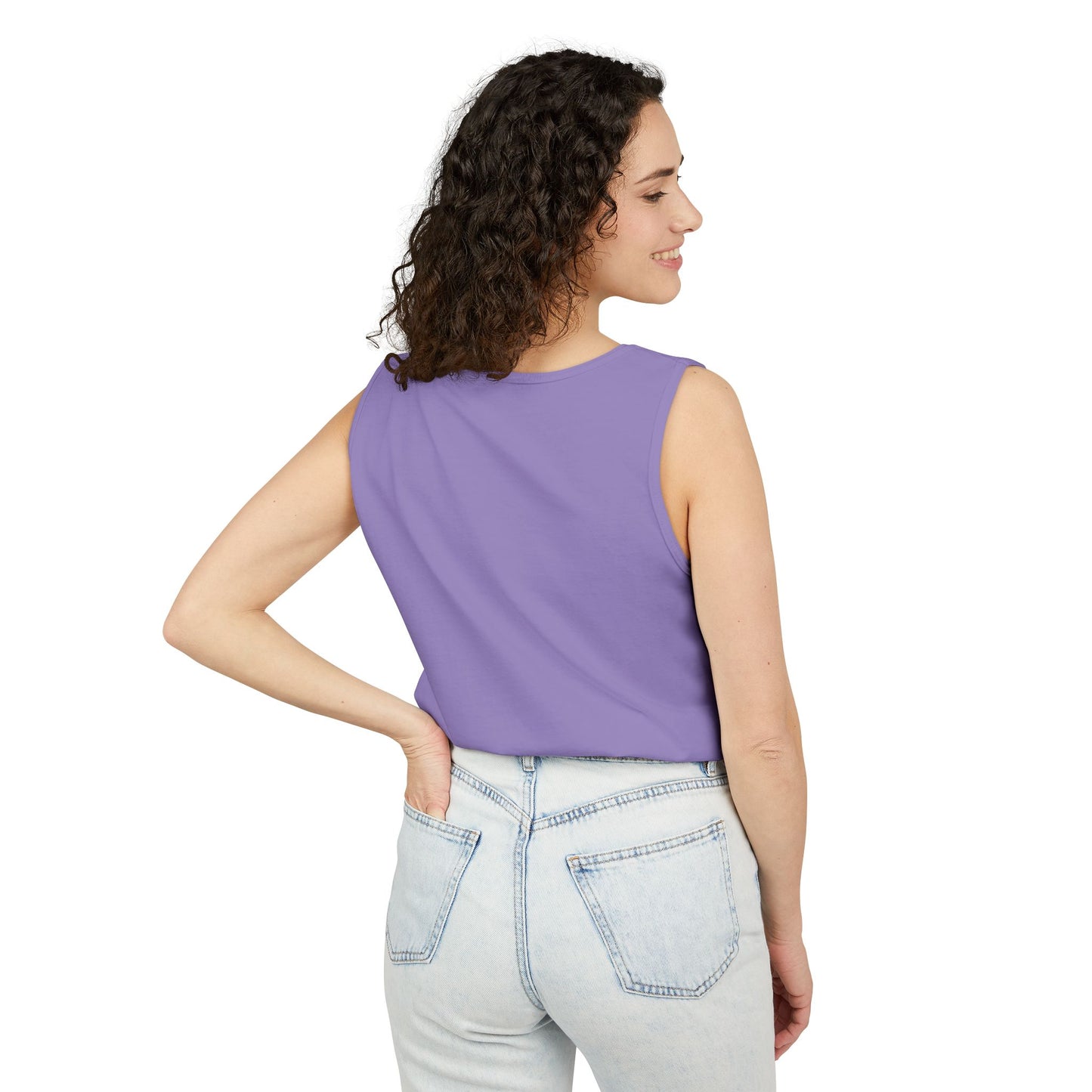 Bohemian Chic Tank Top with Artistic Print, Casual Summer Wear