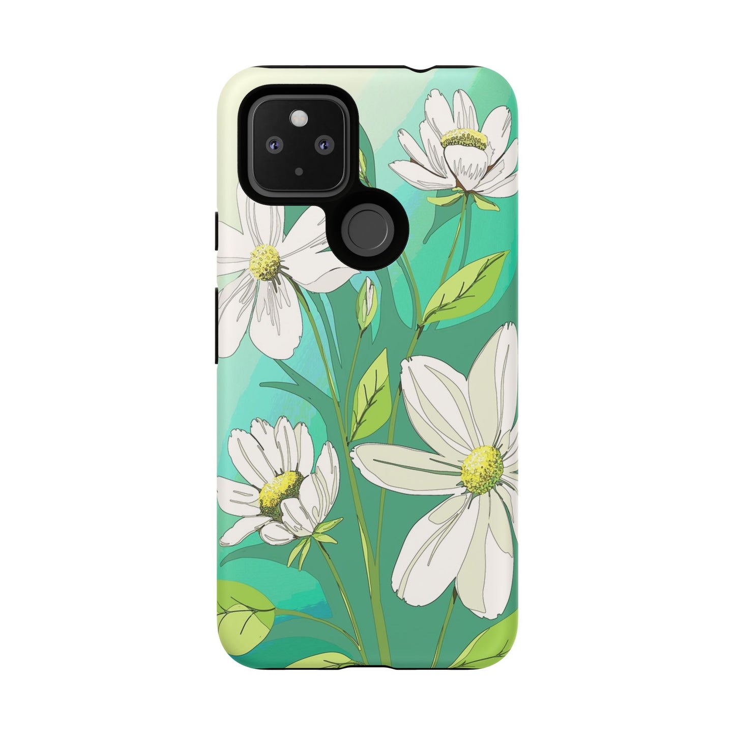 Floral Phone Case, Tough Cases, Flower Design, Nature Inspired, Eco-Friendly Cover, Unique Gift for Her, Spring Accessories