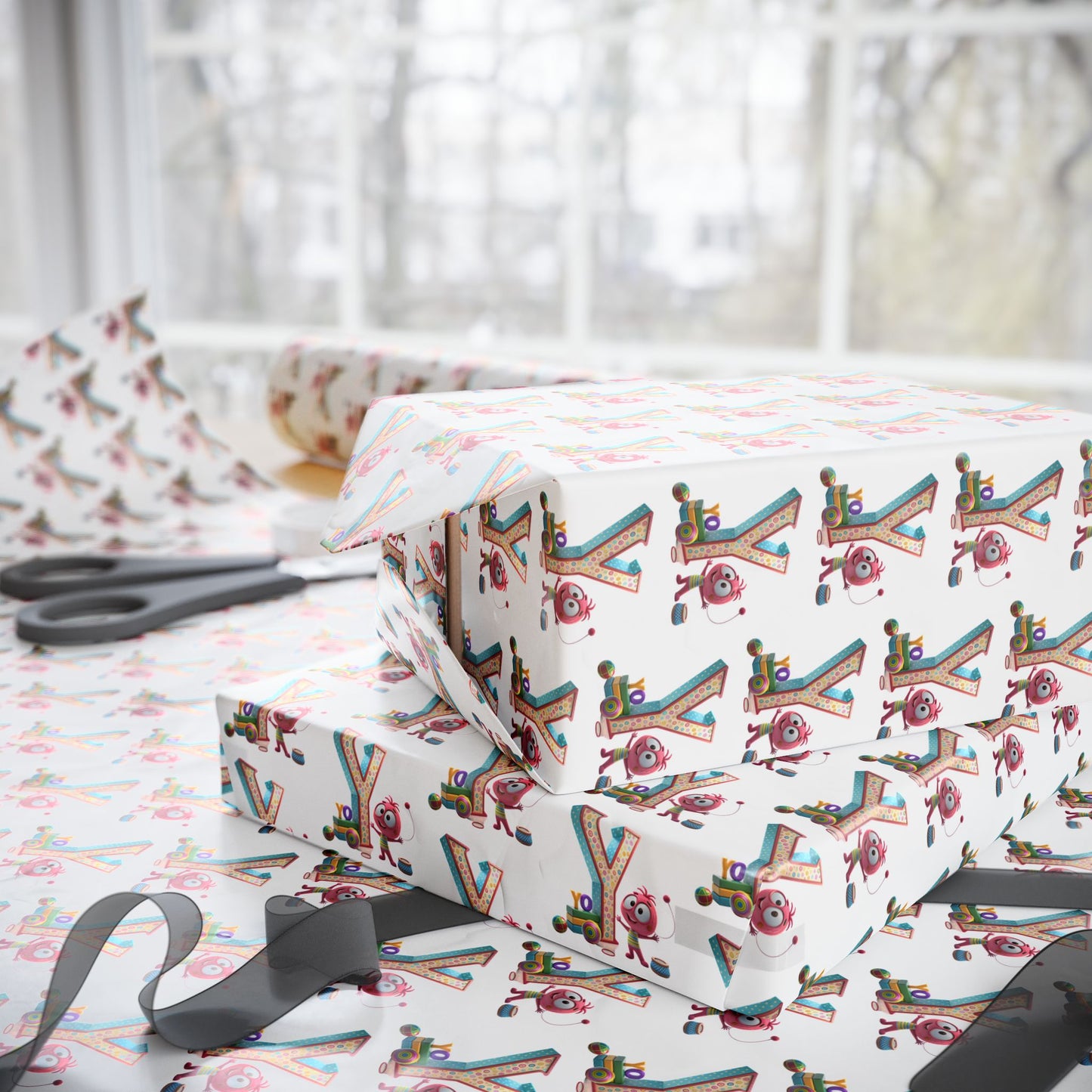 Charming Wrapping Paper for All Occasions, Gift Wrap, Party Supplies, Holiday Wrapping, Eco-Friendly Gift Wrap