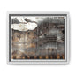 Framed Music Notes Canvas Print — Abstract Vintage Piano & Sheet Music Wall Art