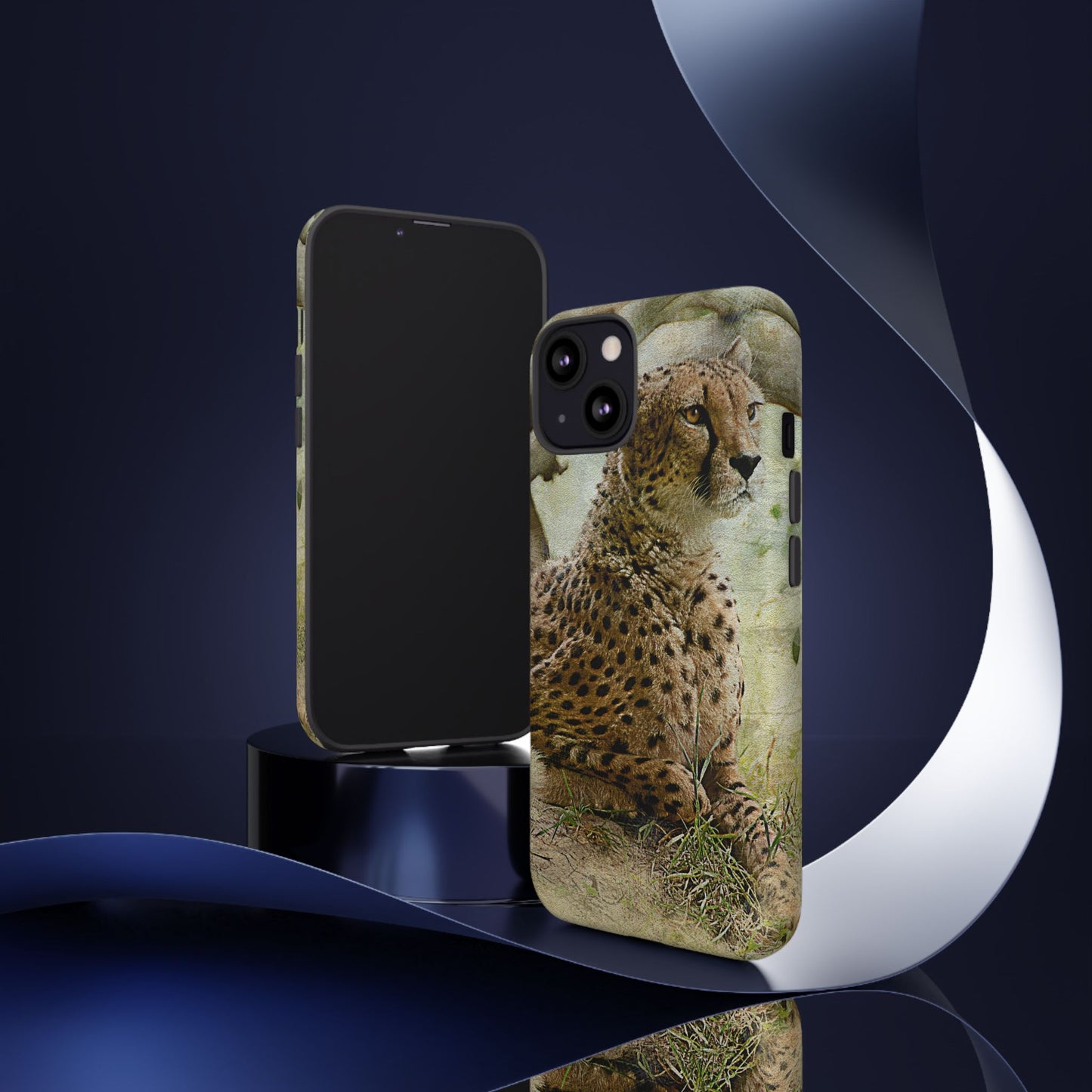 Cheetah Phone Case, Tough Cases, Animal Lover Gift, Wildlife Protection, Eco-Friendly Mobile Cover, Unique Phone Accessory