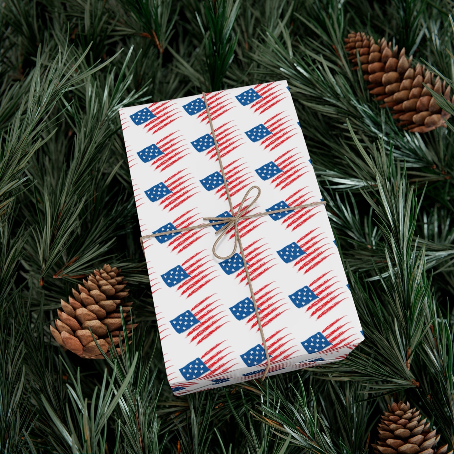 Festive Gift Wrap Paper - Patriotic Design for All Occasions, USA Flag Gift Wrap, Party Supplies, Holiday Wrapping Paper, Independence [...]