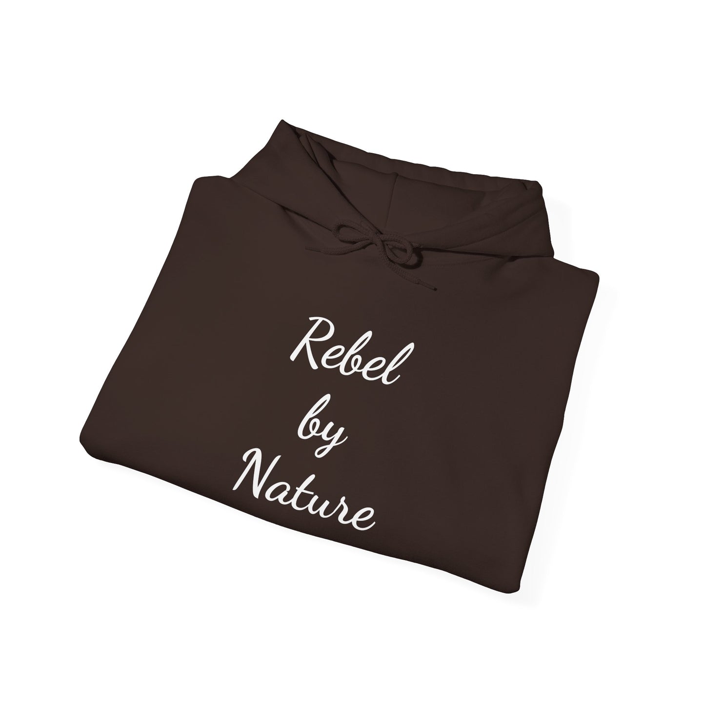 Rebel by Nature Hoodie - Unisex Heavy Blend Sweatshirt for Adventure Lovers