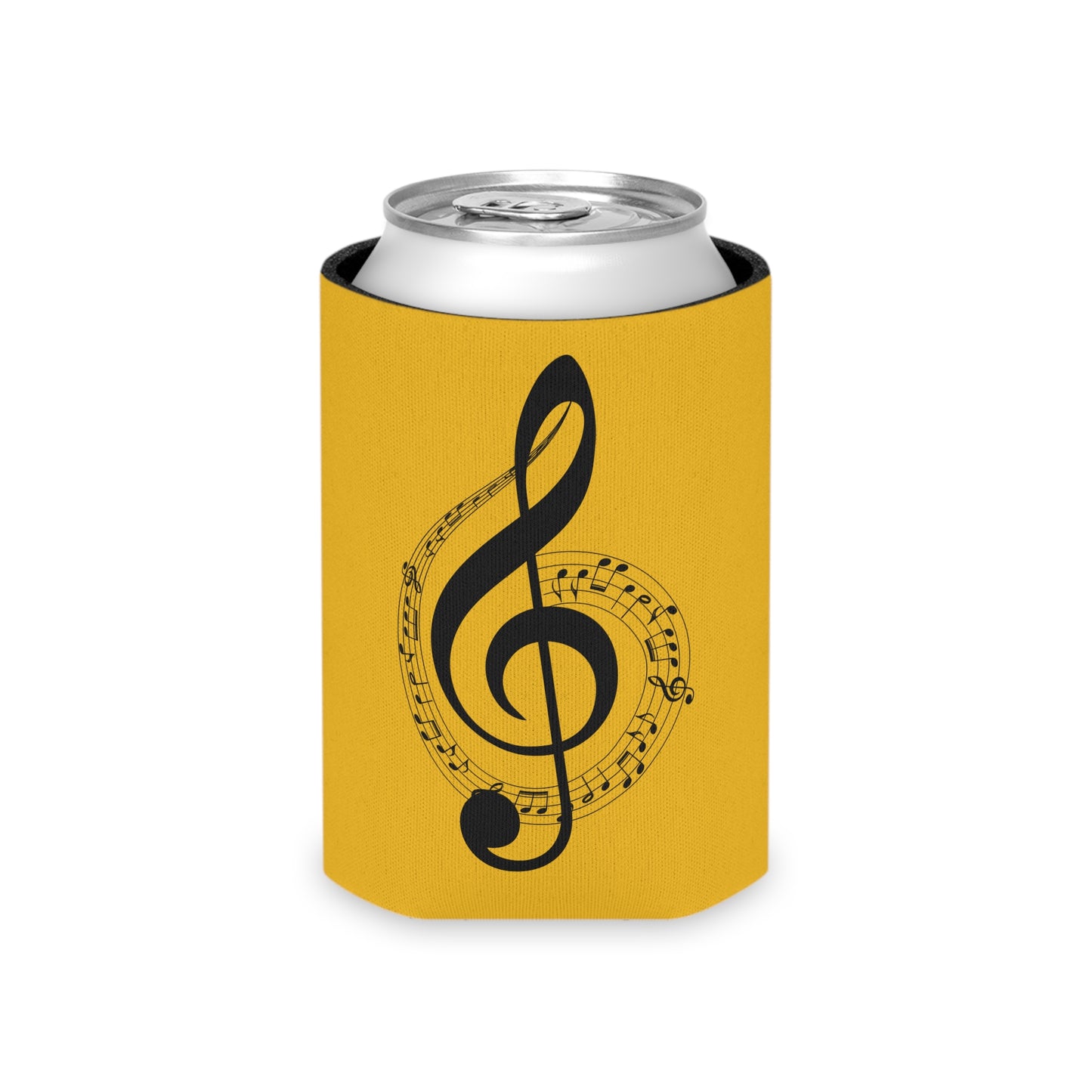 Musical Notes Can Cooler, Summer Fun Drink Holder, Perfect for Parties, Gifts for Musicians, Music Lover's Accessory