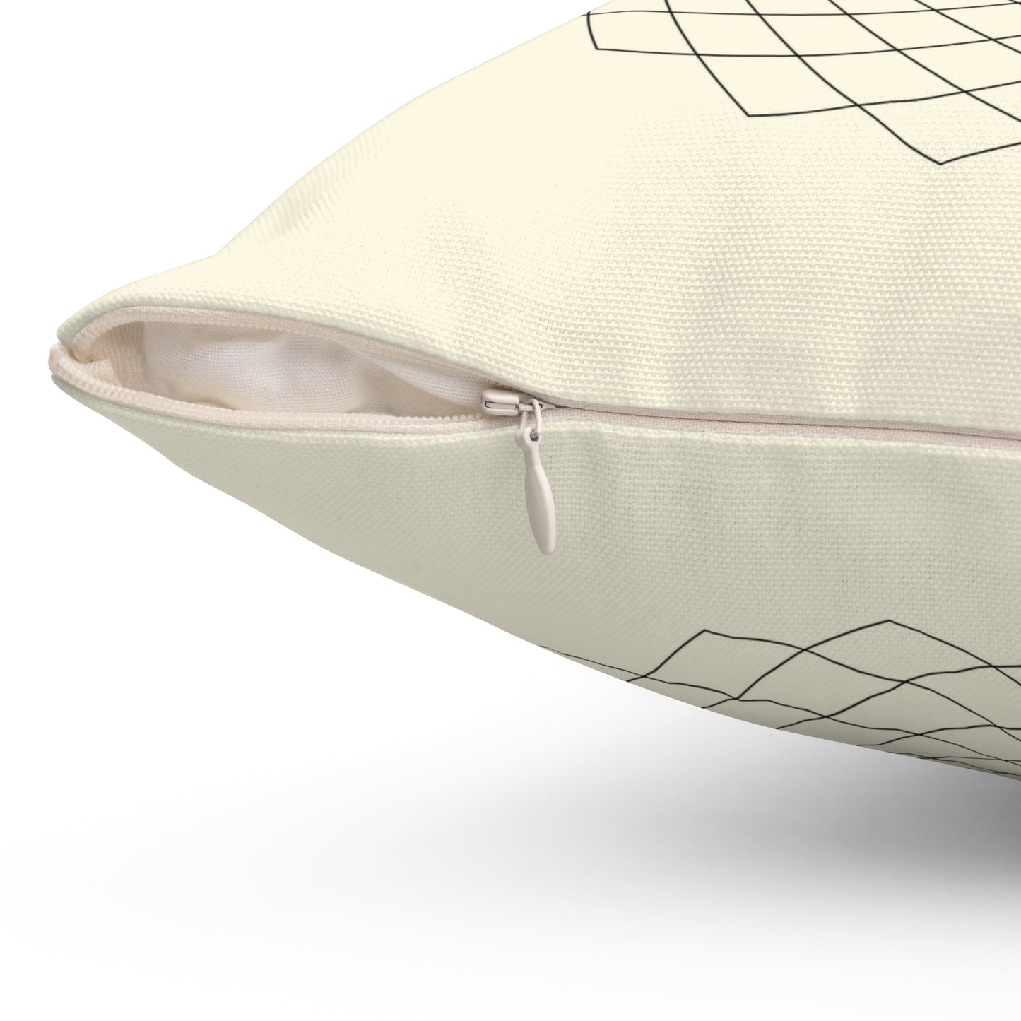 Geometric Style Throw Pillow for Home Décor, Modern Accent Pillow, Gift for Housewarming, Minimalist Cushion, Cozy Living Room Decor