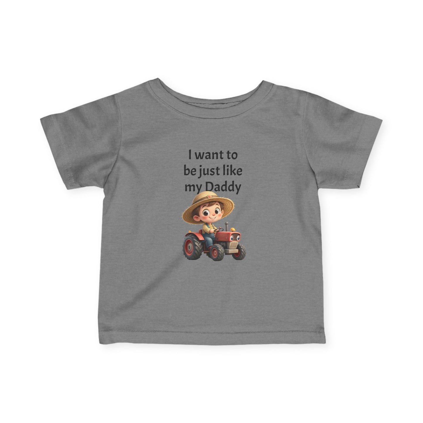 Daddy's Little Helper Tee, Cute Infant T-Shirt, Toddler Shirt, Kids' Clothing, Farm Theme Gift
