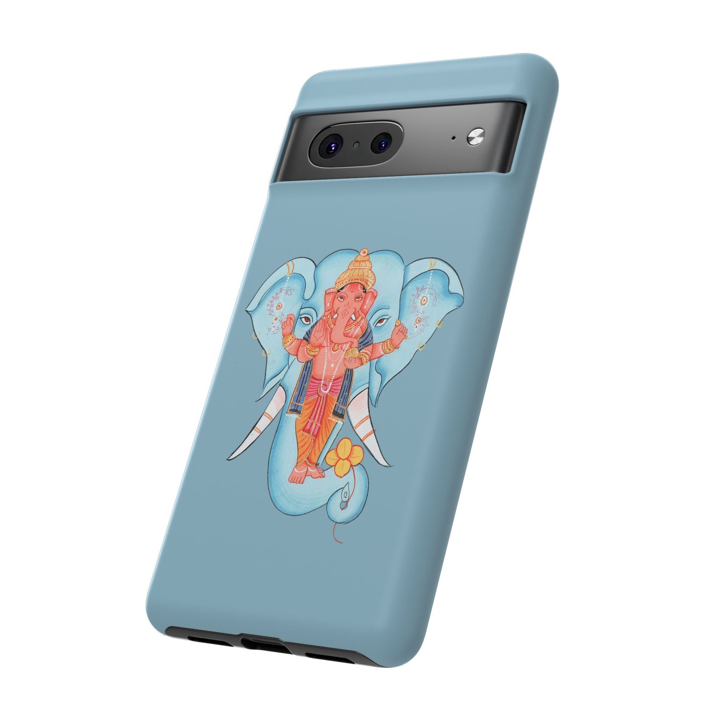 Tough Cases: Ganesh-Inspired Phone Case, Bohemian Phone Cover, Hindu Art Accessory, Festival Gift, Protective Phone Shell