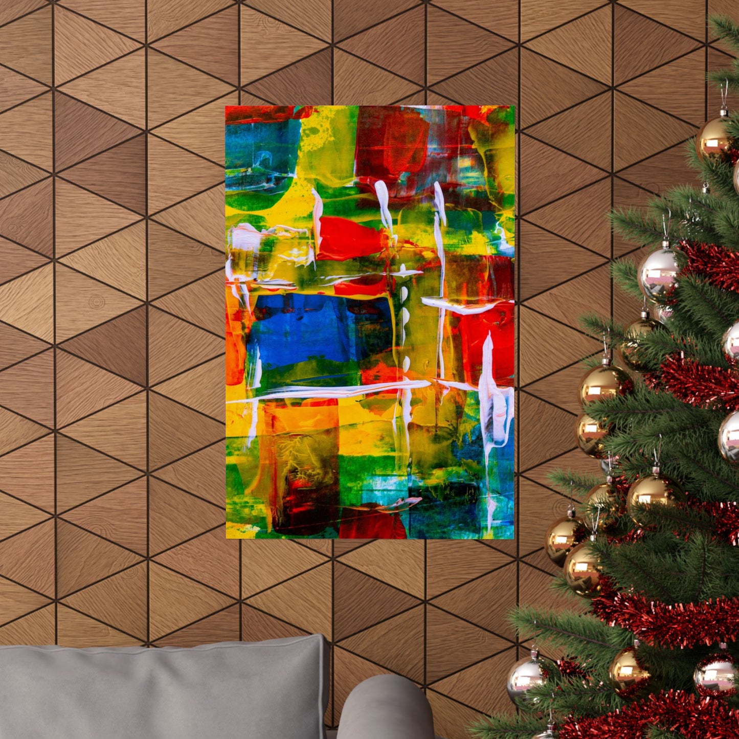 Vibrant Abstract Wall Art | Matte Vertical Posters, Colorful Decor, Modern Home