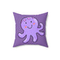 Cute Octopus Decorative Pillow, Playful Cushion for Kids, Ocean-Themed Home
