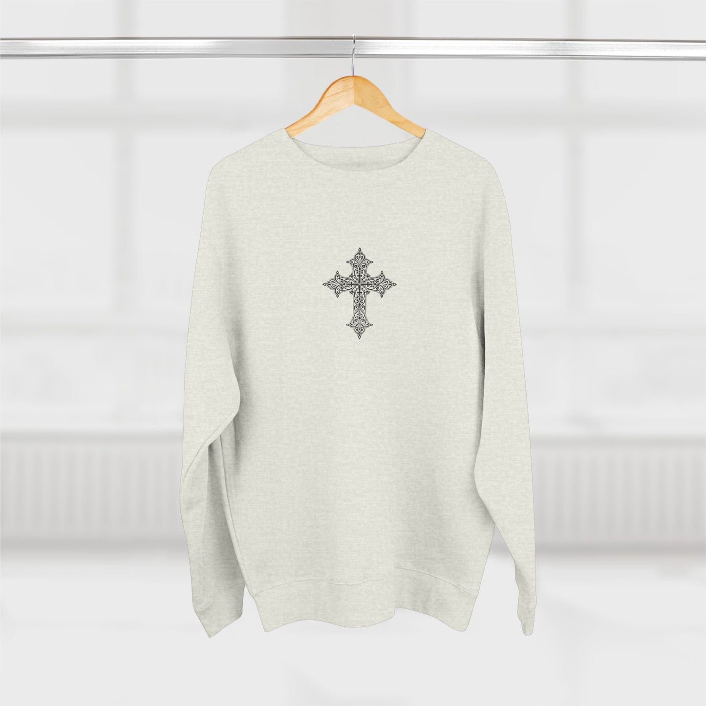 Stylish Unisex Crewneck Sweatshirt with Cross Design, Cozy Sweatshirt for Everyday Wear, Gift for Men and Women, Faith-Inspired [...]