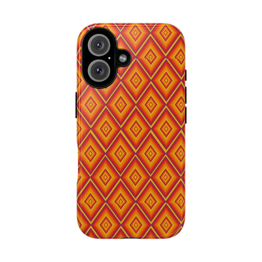Geometric Phone Case, Tough Cases for Protection, Stylish Smartphone Cover, Vibrant Patterned Phone Accessory, Unique Gift Idea, [...]