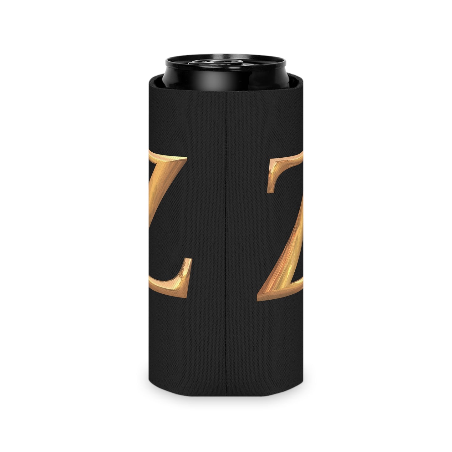 Custom Monogrammed "Z" Can Cooler, Personalized Drink Holder, Wedding Favors, Birthday Gifts, BBQ Accessories, Outdoor Events