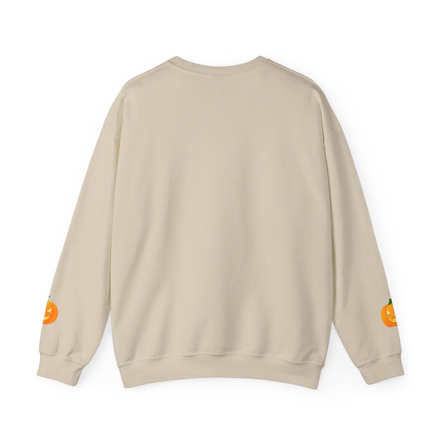Halloween Pumpkin Sweatshirt, Cozy Fall Apparel, Unisex Crewneck for Halloween, Autumn Casual Wear, Fun Gift Idea