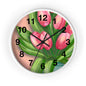 Floral Tulip Wall Clock - Home Decor, Gift for Garden Lovers, Spring Decoration, Elegant Timepiece, Unique Wall Art