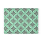 Mint Damask Glass Cutting Board — Decorative Kitchen Chopping Board