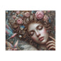 Floral Dream Portrait Puzzle — Surreal Woman & Birds Art Jigsaw (110–1014 pcs)