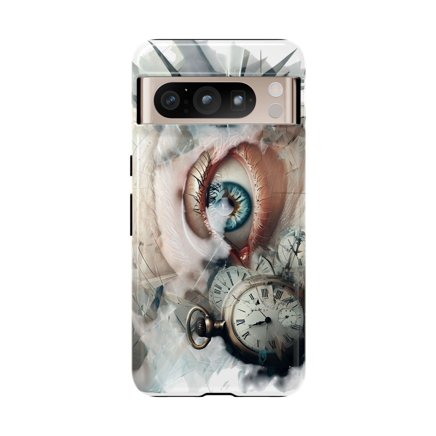 Artistic Eye Phone Case, Unique Smartphone Cover, Whimsical Gift for Art Lovers, Trendy Tech Accessory, Birthday Present, Holiday Gift