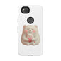 Cute Bear Phone Case, Tough Cases, Animal Lover Gift, Kids Accessories, Mother’s Day, Heartwarming Design