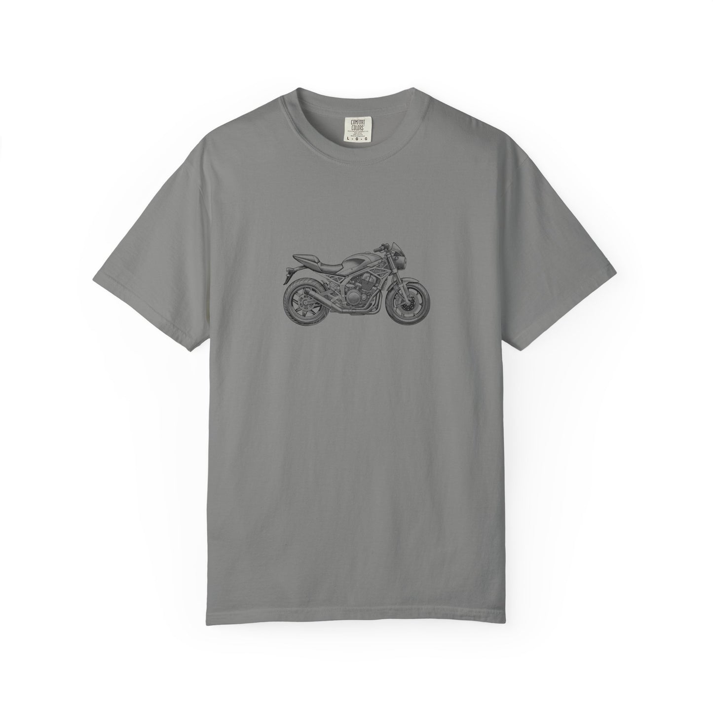 Motorcycle Vibes Unisex Garment-Dyed T-Shirt, Biker Tee for Motorcycle Enthusiasts, Gift for Riders, Casual Wear, Adventure Apparel