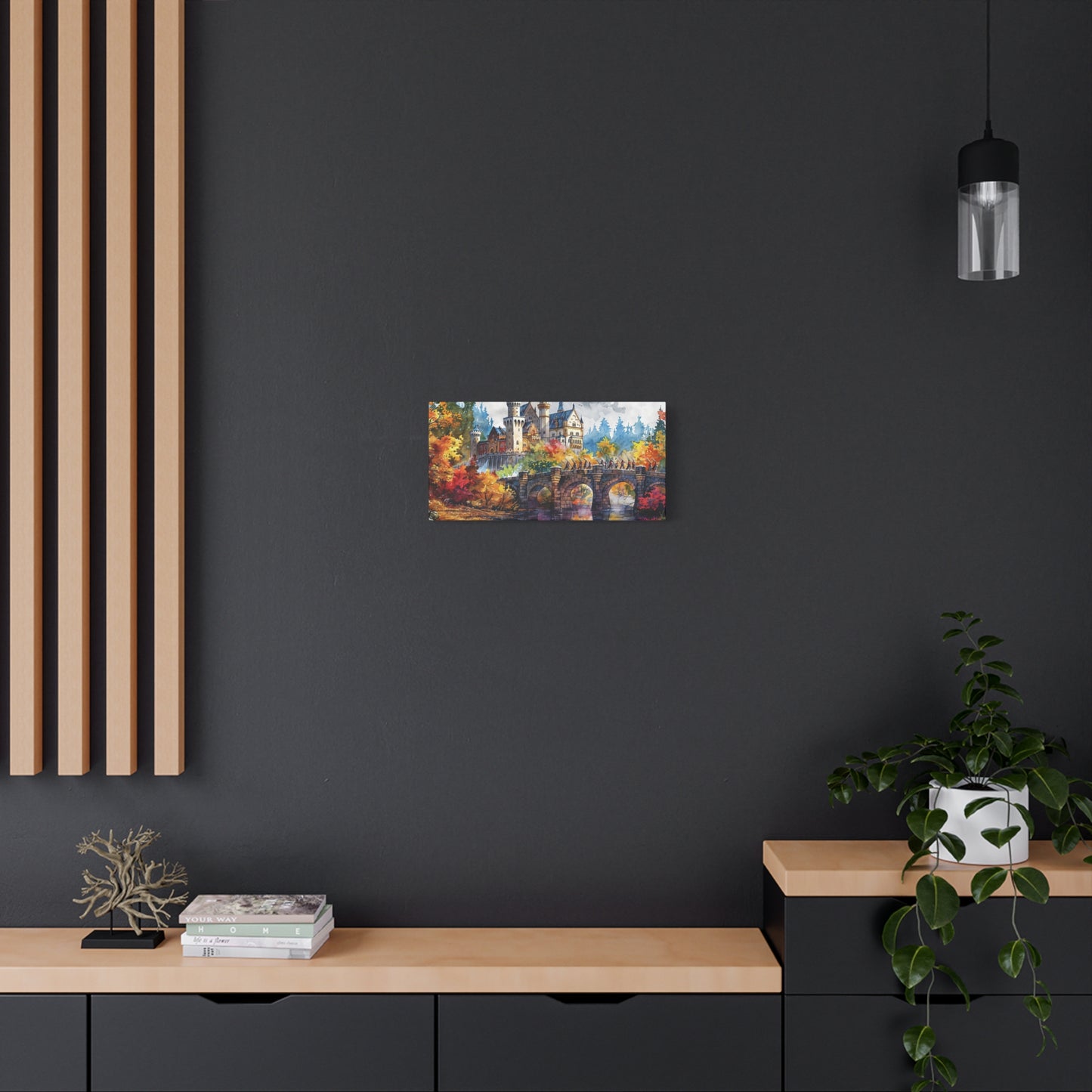 Matte Canvas, Stretched, 1.25" - Castle