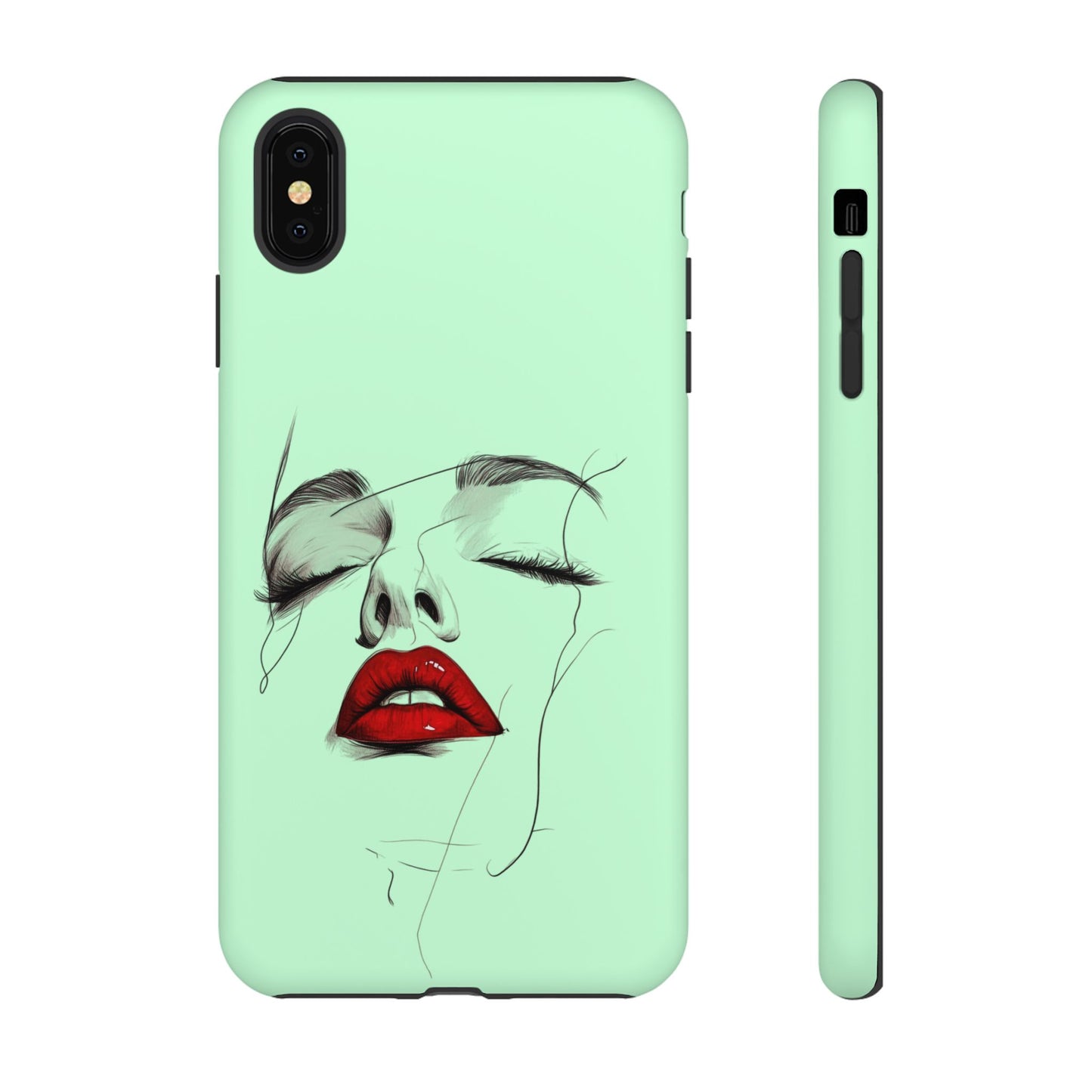 Stylish Phone Case, Artistic Phone Cover, Trendy Tech Accessory, Unique Cell Phone Protector, Gift for Her, Modern Aesthetic
