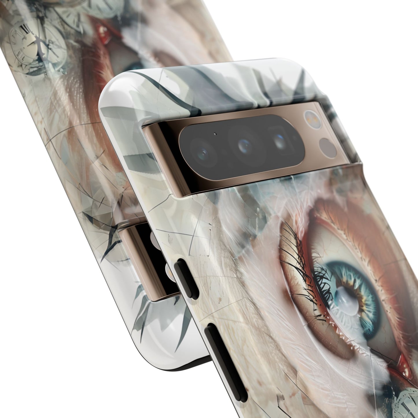 Artistic Eye Phone Case, Unique Smartphone Cover, Whimsical Gift for Art Lovers, Trendy Tech Accessory, Birthday Present, Holiday Gift
