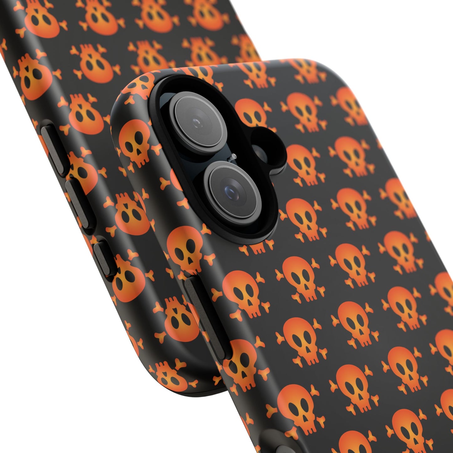 Halloween Skull Phone Case, Spooky Mobile Cover, Trick or Treat Accessory, Goth Gift, Skull Pattern Design