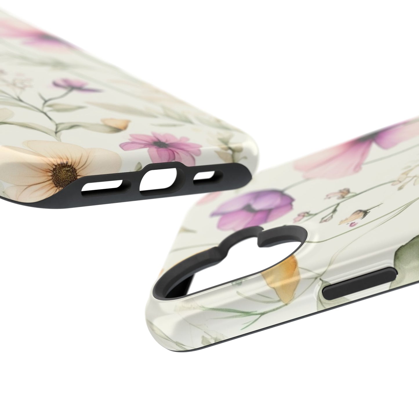 Floral Watercolor Magnetic Impact-Resistant Phone Case