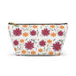 Floral Accessory Pouch - Ideal Travel Makeup Bag, Toiletry Organizer, Gift for Her, Eco-Friendly, Everyday Essentials