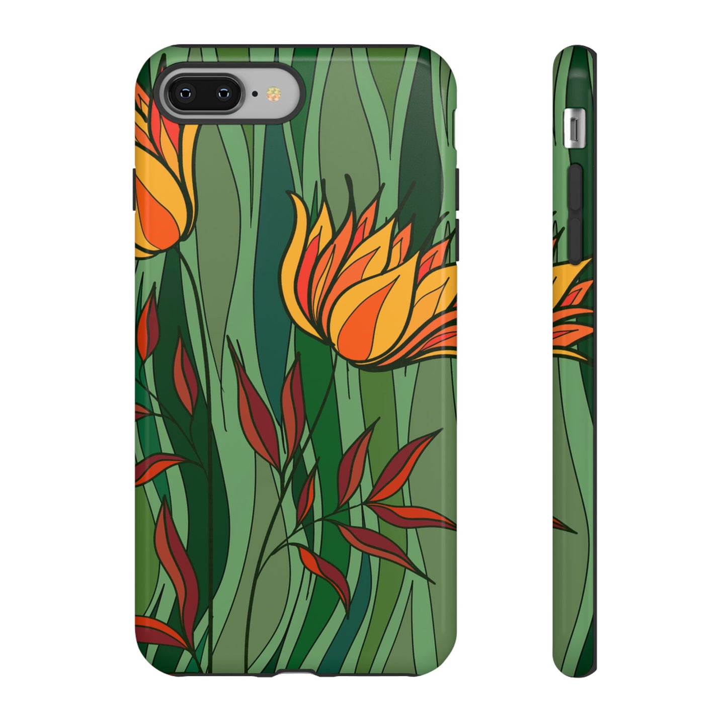 Vibrant Floral Phone Case, Nature-Inspired Tough Case, Eco-Friendly Cover, Unique Gift for Nature Lovers, Spring Decor