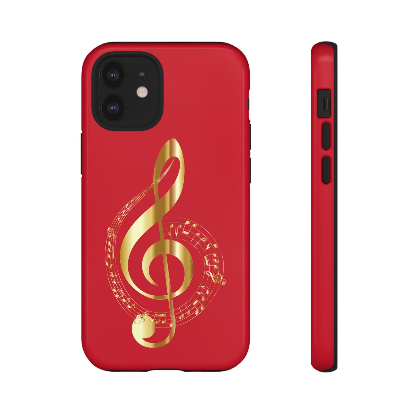 Tough Cases - Red Musical Note
