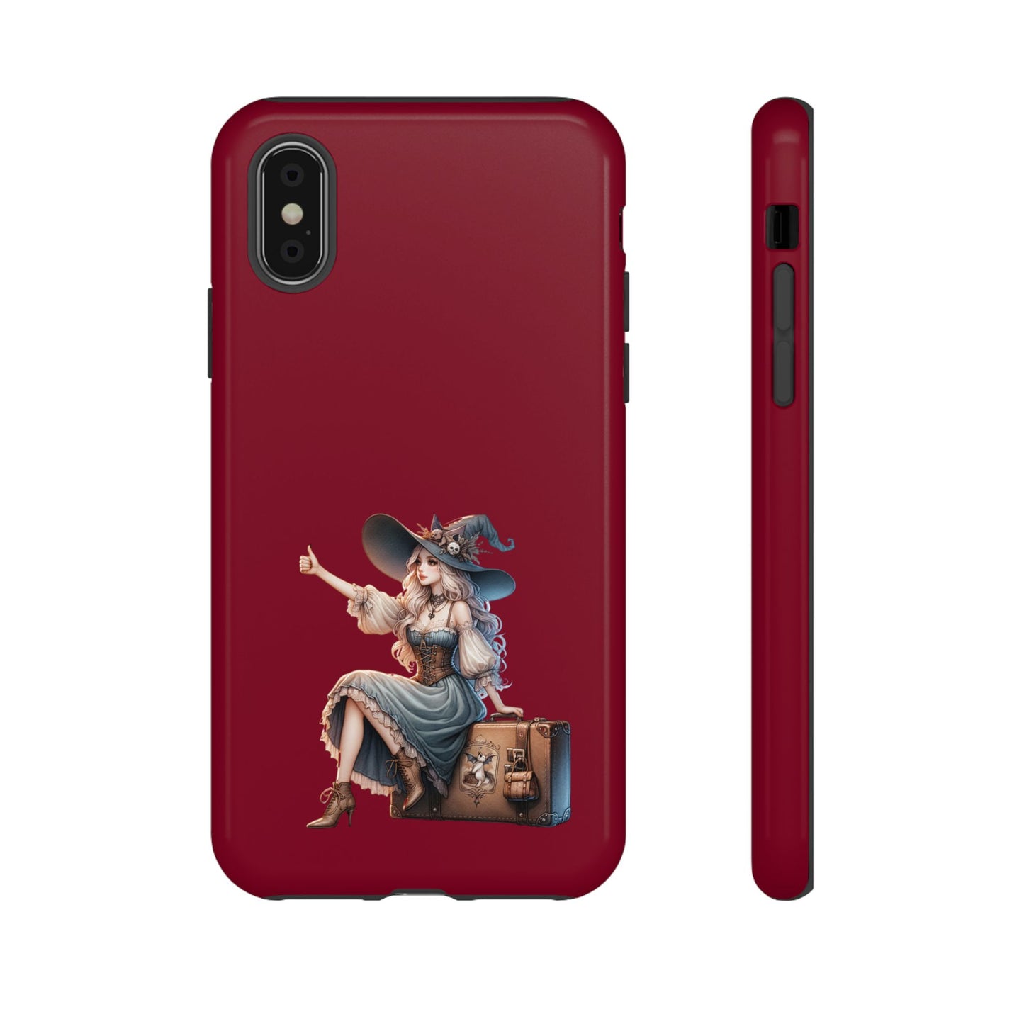 Witchy Phone Case - Magical, Durable - Halloween Gift, Cosplay Accessory, Cute Witch Design