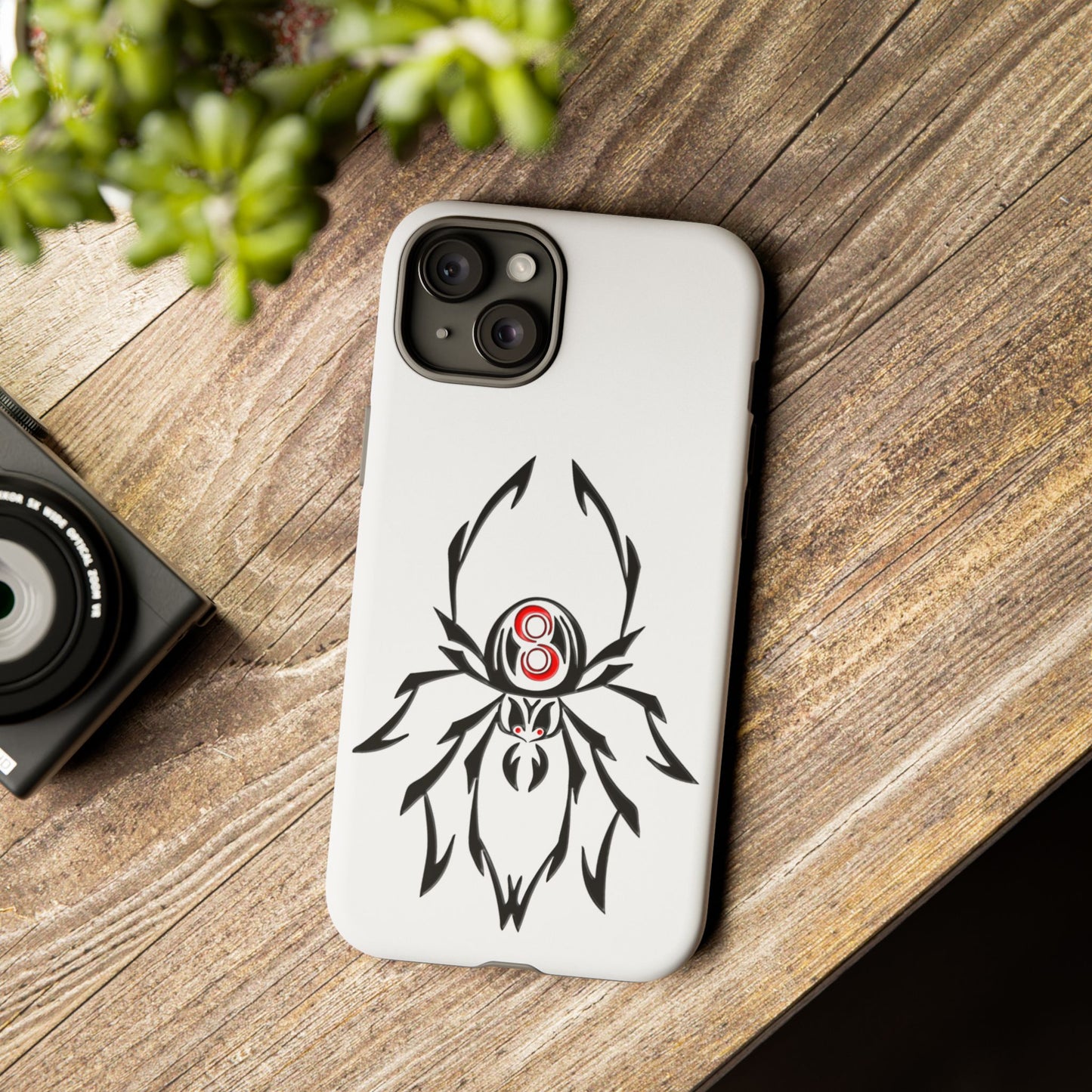 Spider Phone Case, Tough Cases, Stylish Accessory, Gift for Teens, Unique Design, Halloween Decor