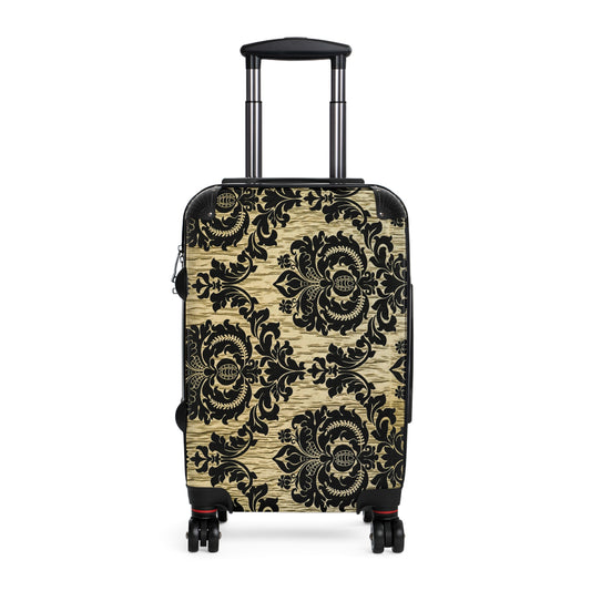 Elegant Floral Suitcase, Stylish Luggage, Travel Bag