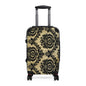 Elegant Floral Suitcase, Stylish Luggage, Travel Bag