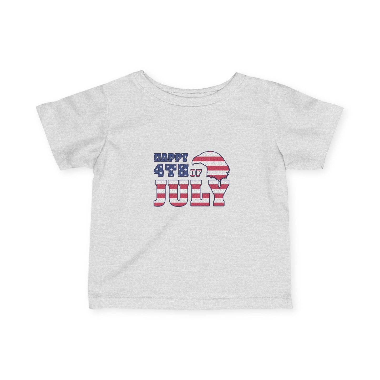 Patriotic Infant Tee - Celebrate 4th of July, Baby Independence Day Shirt, USA Toddler Tee, Children's Holiday Apparel, Red White Blue Tee