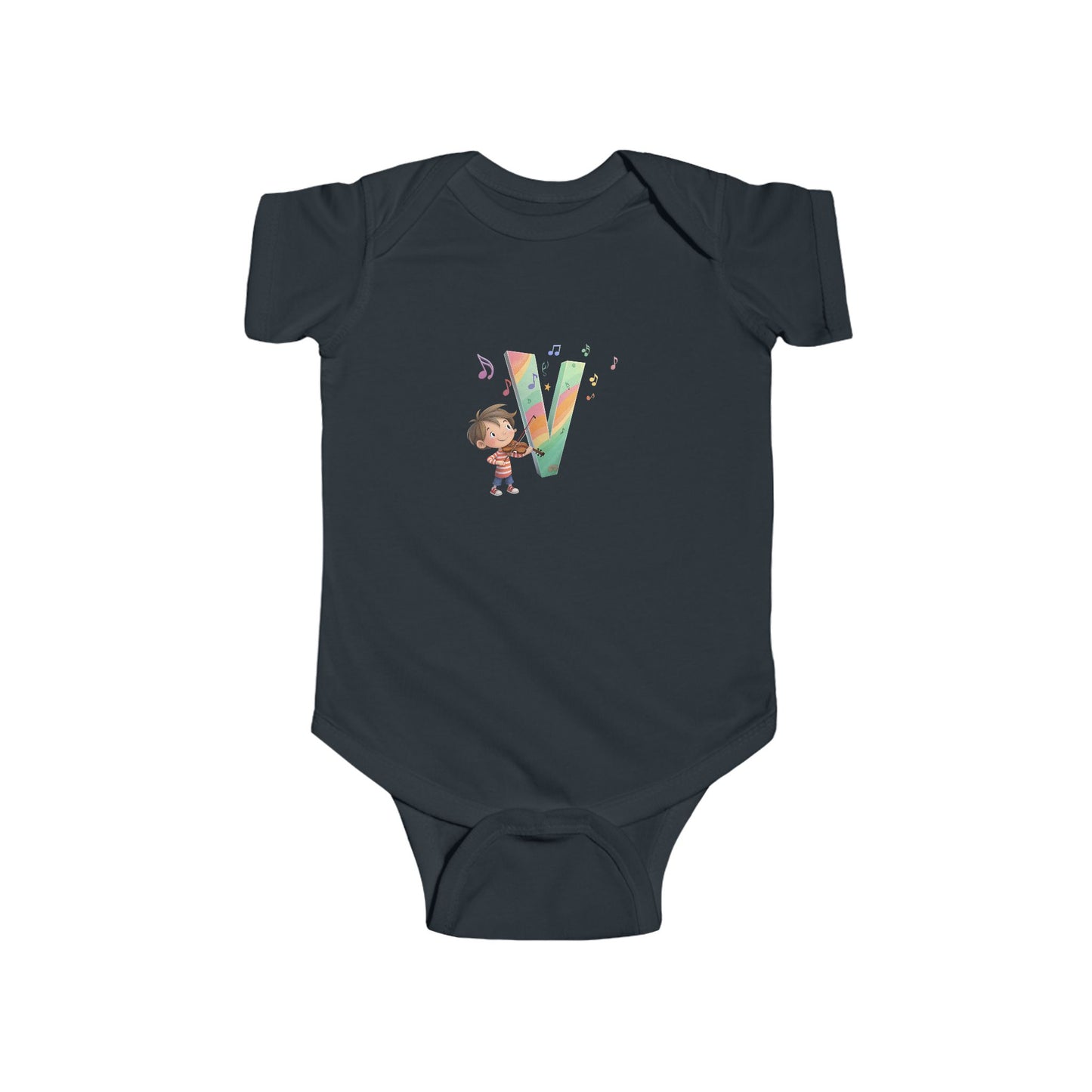 Colorful Musical Infants Bodysuit, Baby Onesie, Cute Baby Gift, Toddler Apparel, Baby Shower, Nursery Decor, Fun Music Theme