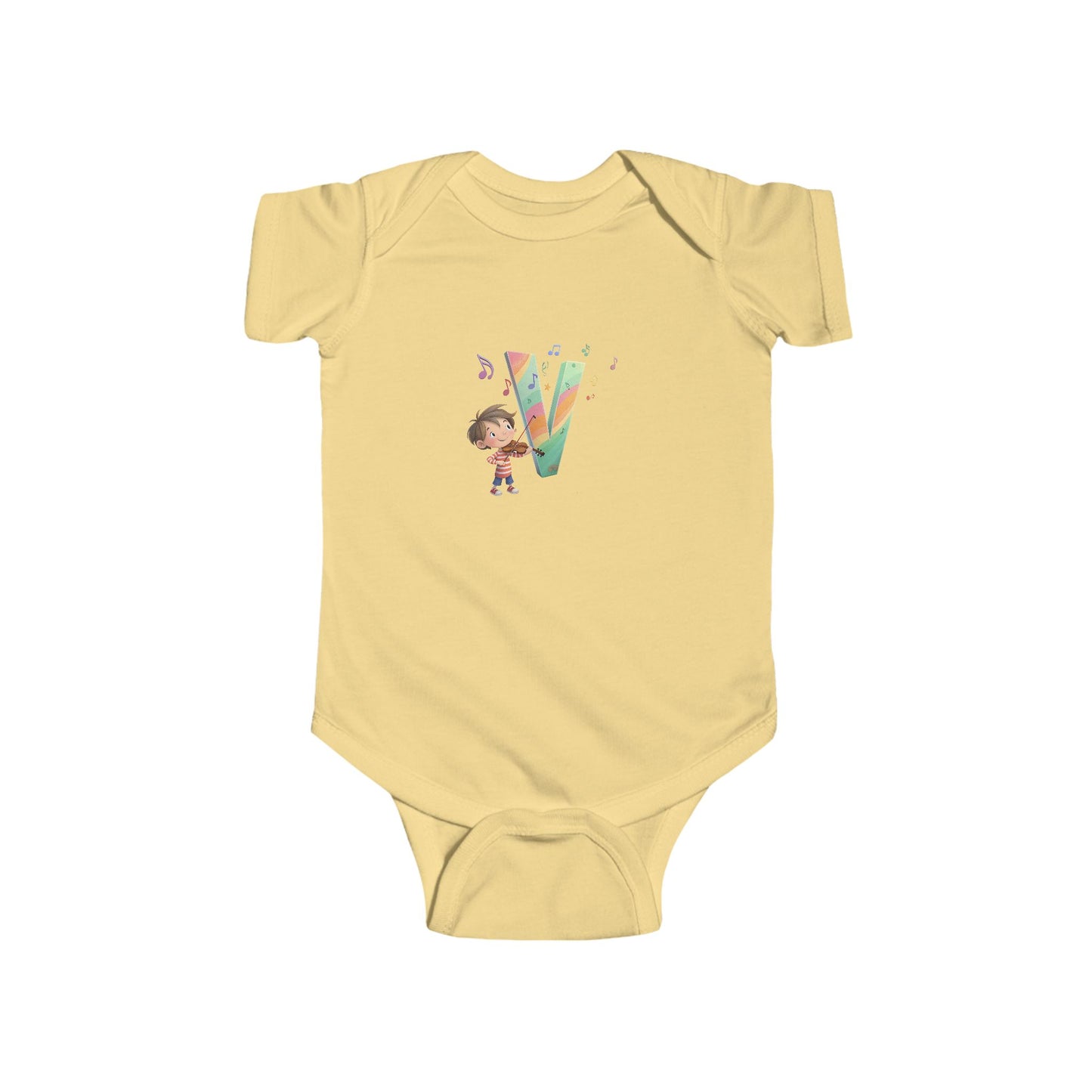 Colorful Musical Infants Bodysuit, Baby Onesie, Cute Baby Gift, Toddler Apparel, Baby Shower, Nursery Decor, Fun Music Theme