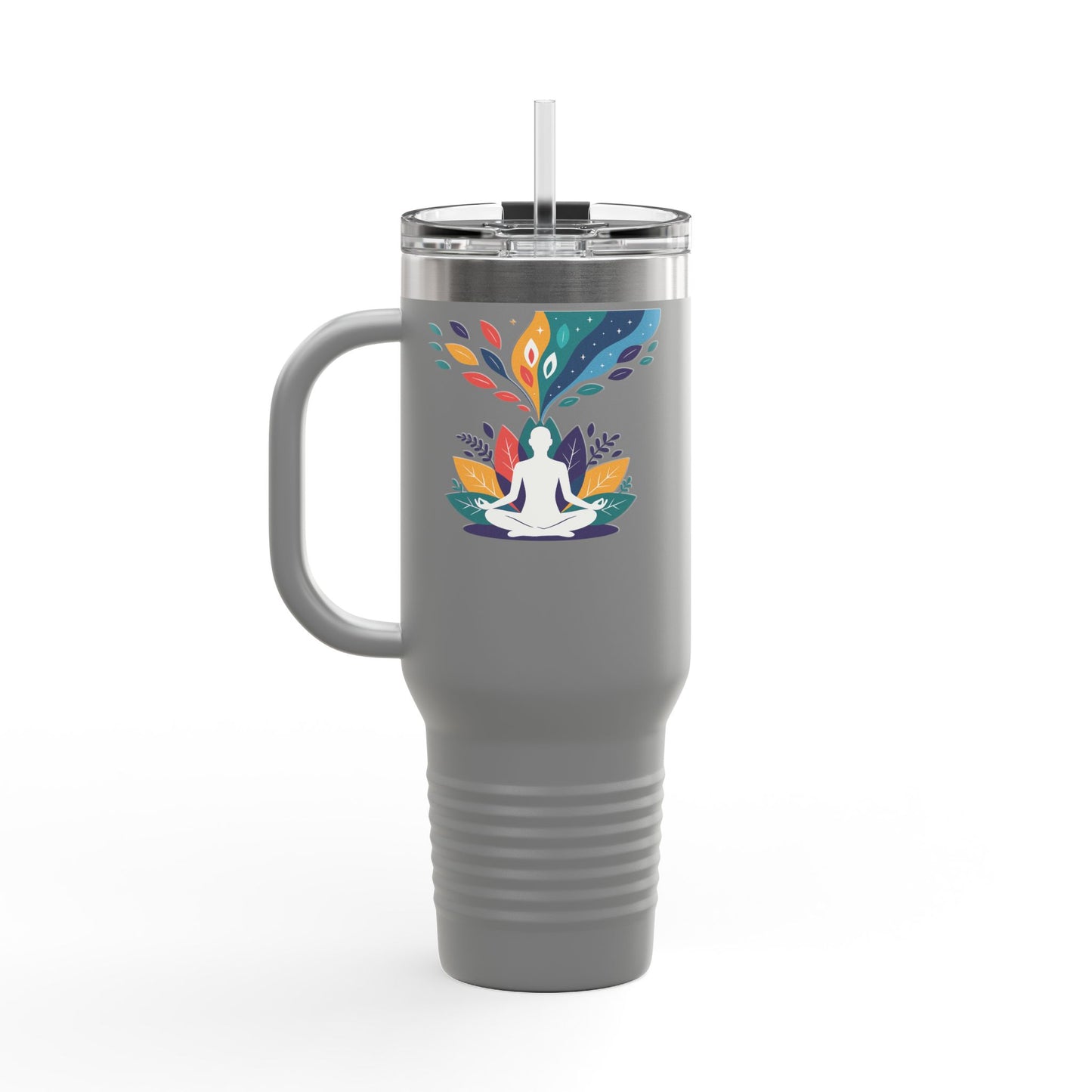 Colorful Yoga Themed Insulated Travel Mug | 40oz | Perfect Gift for Yoga Lovers, Coffee on the Go, Outdoor Adventures, Unique Travel [...]