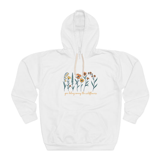 Botanical Quote Hoodie, Cozy Floral Pullover, Nature Lover Gift, Spring Sweatshirt, Unisex AOP Hoodie