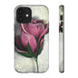 Rose Phone Case – Tough Cases, Floral Phone Cover, Gift for Her, Minimalist Design, Nature Lover's Accessory, Birthday Gift Idea