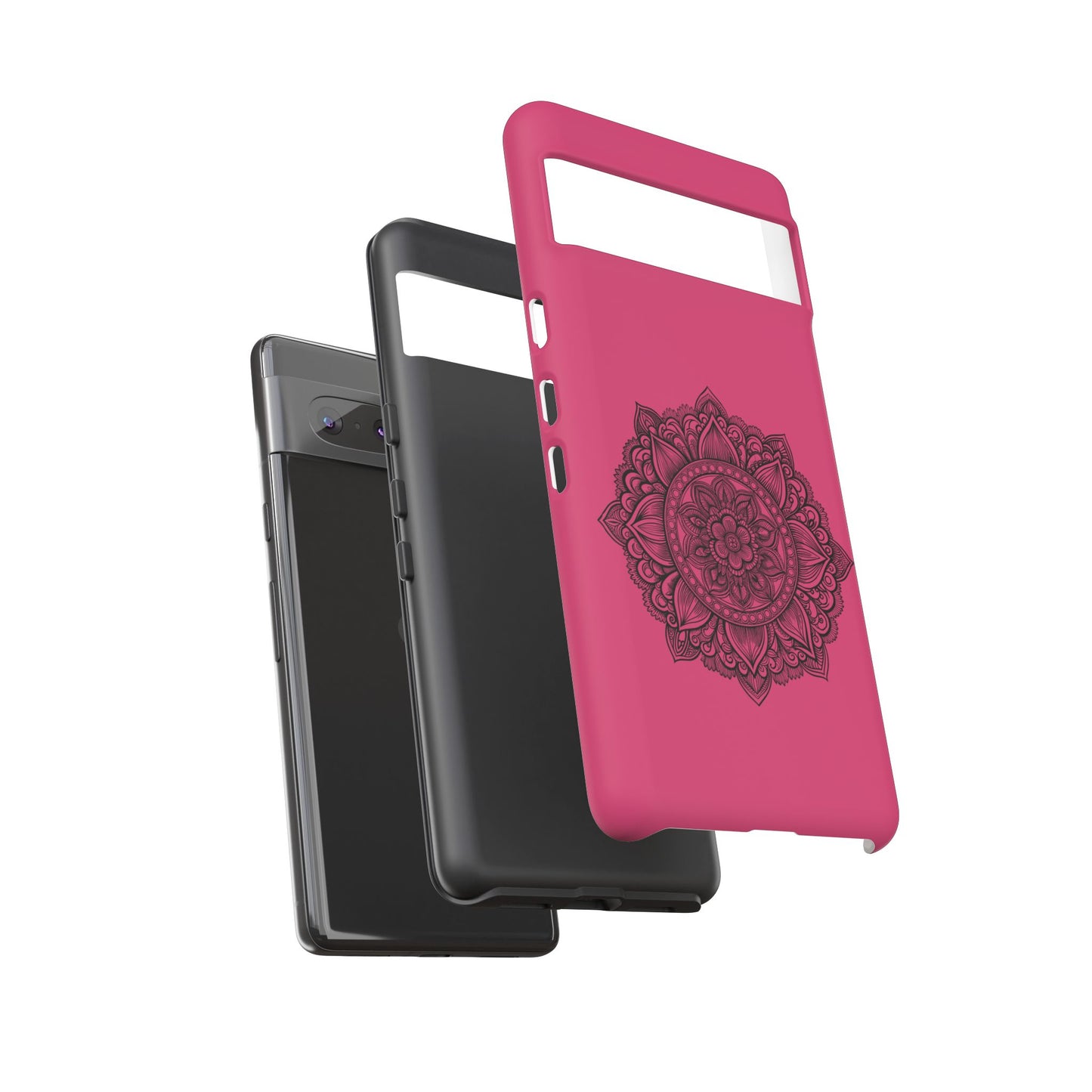 Vibrant Mandala Phone Case, Artistic Protection Cover, Gift for Her, Trendy Accessories, Birthday or Holiday Present