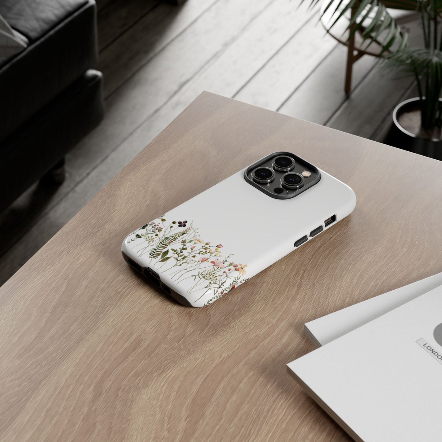 Floral Phone Case - Tough Cases for Nature Lovers, Stylish Floral Design, Phone Protection, Gifts for Her, Eco-Friendly Tech Accessories