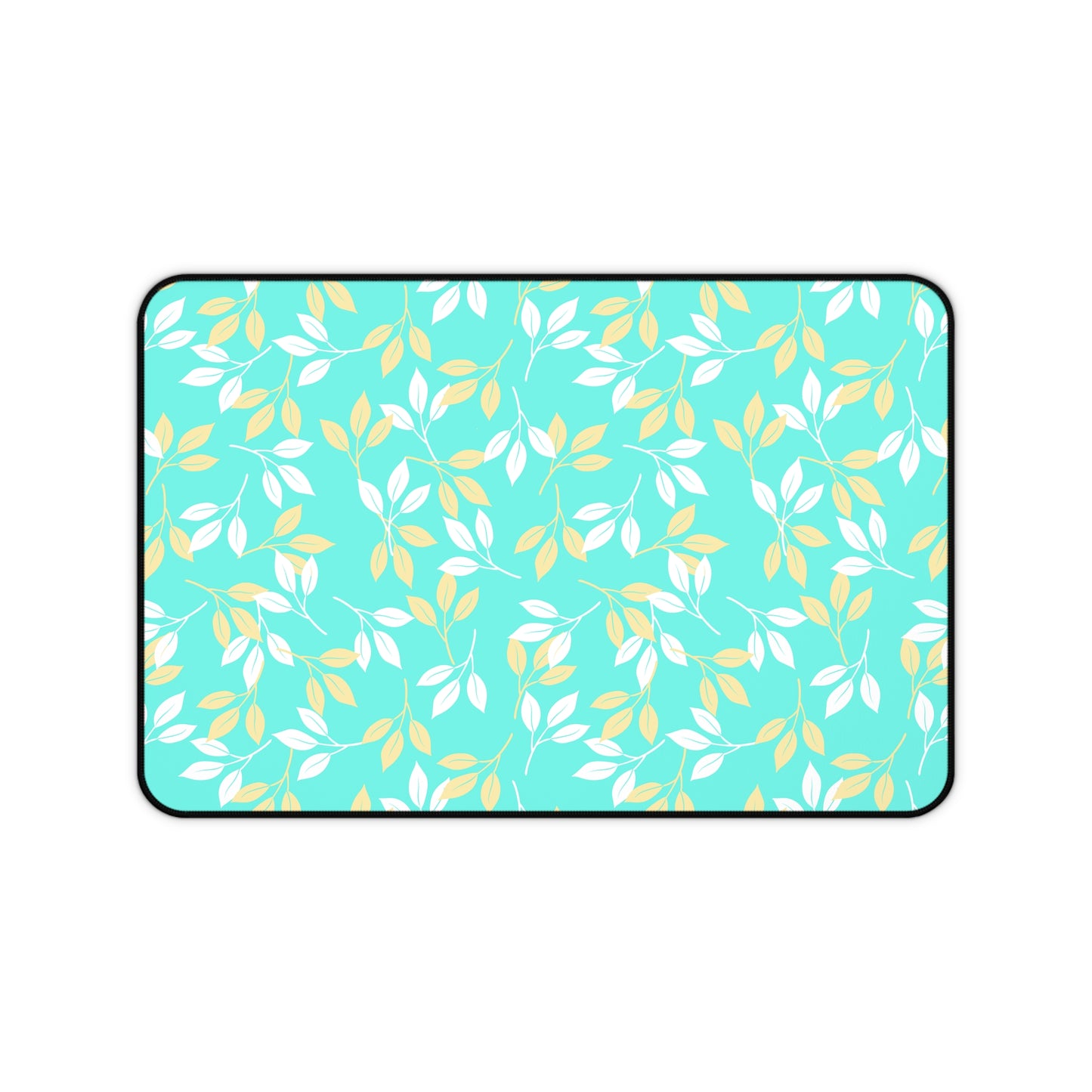 Botanical Desk Mat for Home Office, Leafy Desk Pad, Cute Work Accessory, Floral Mouse Mat, Gift for Students, Greenery Decor