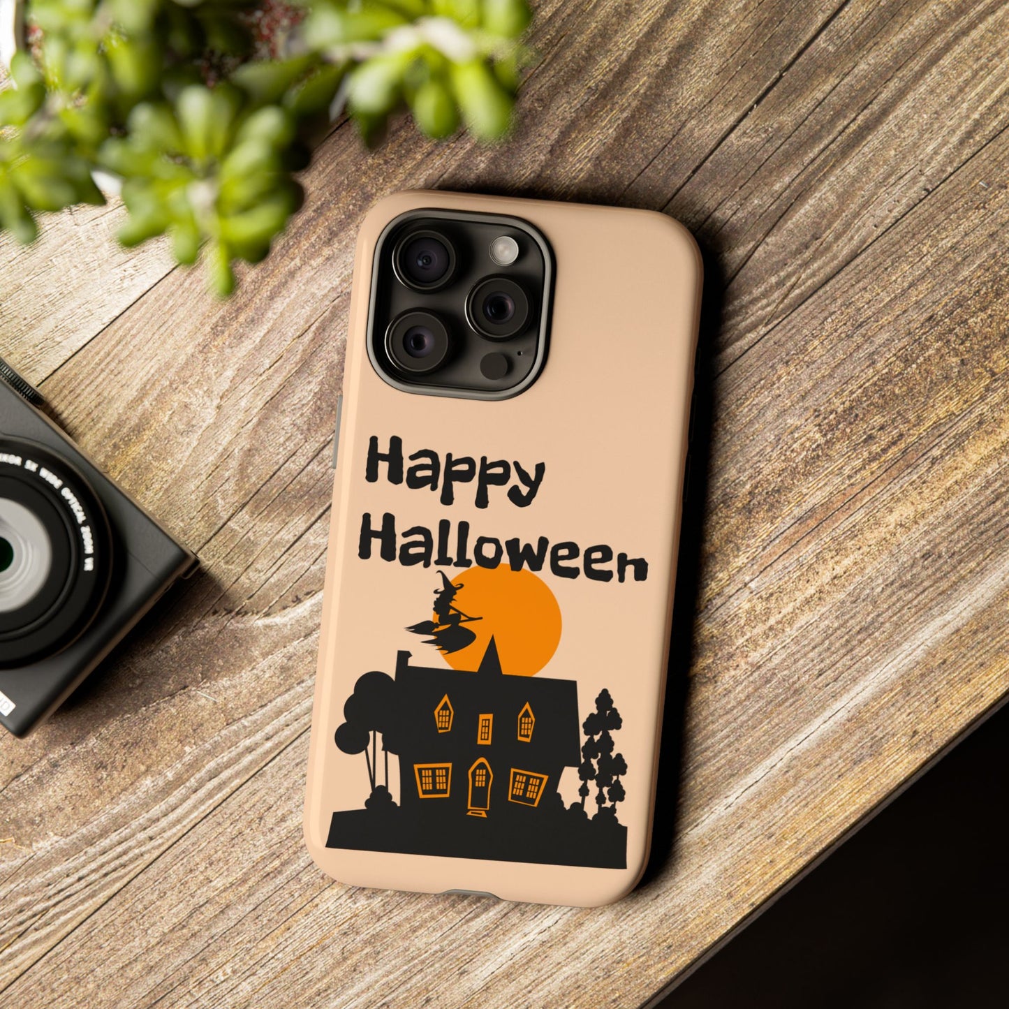 Halloween Phone Case, Spooky Mobile Cover, Tough Case for Phone, Witch Design, Fall Decor, Unique Gift for Halloween