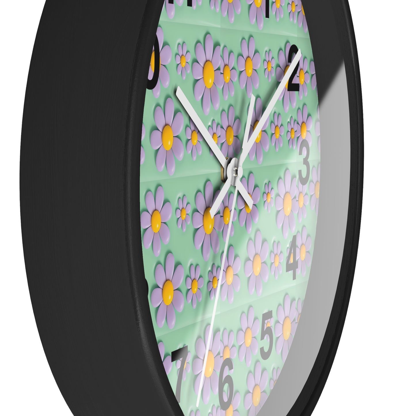 Charming Floral Wall Clock - Brighten Your Space with Decorative Timepiece, Home Decor, Gift for Her, Birthday, Mother's Day
