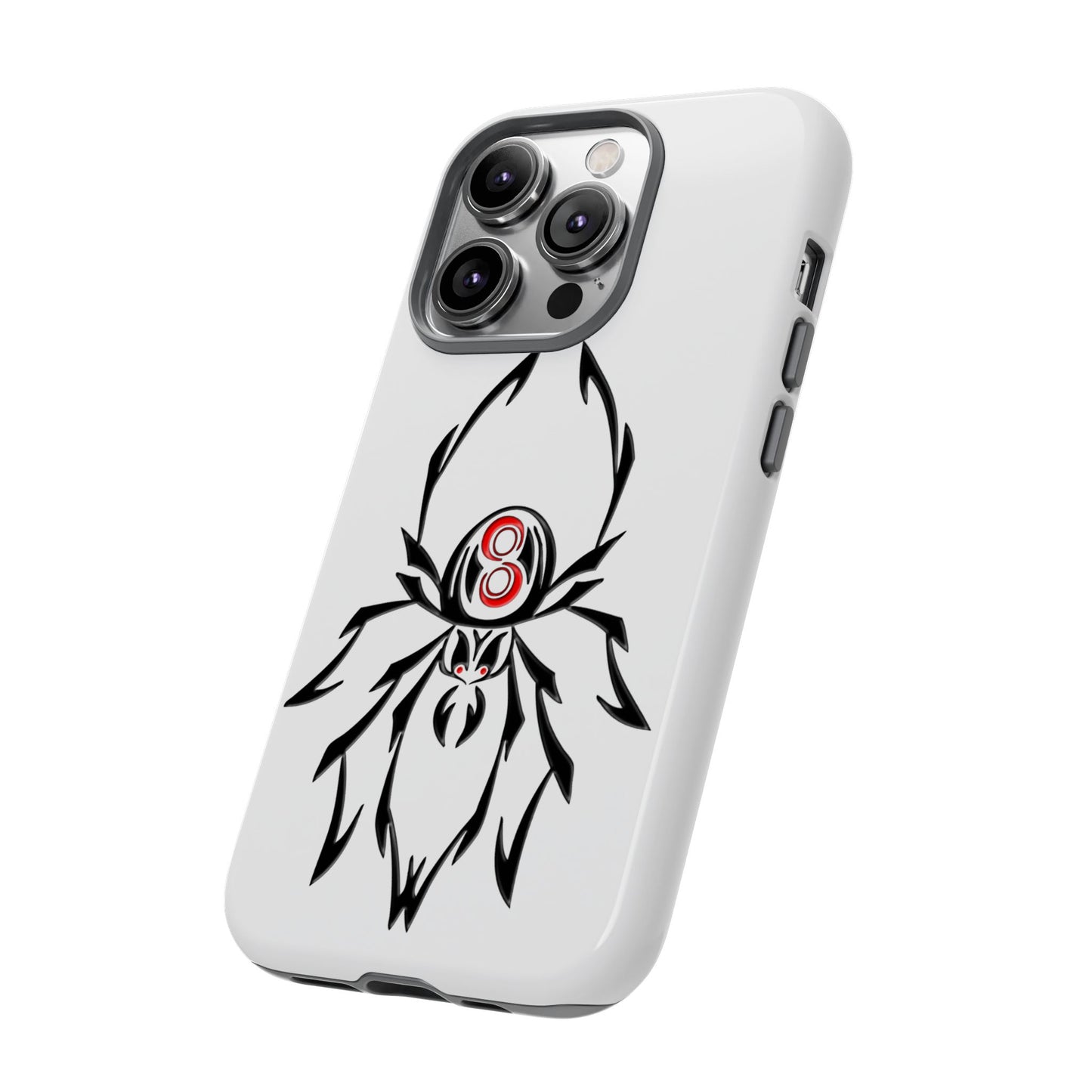 Spider Phone Case, Tough Cases, Stylish Accessory, Gift for Teens, Unique Design, Halloween Decor